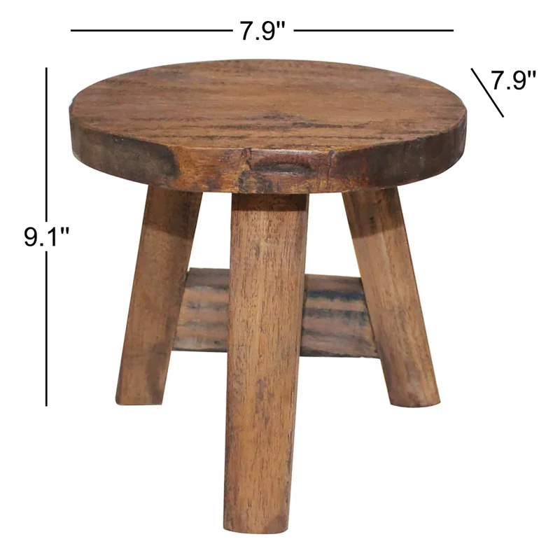 VidaXL VidaXL Stool Solid Reclaimed Wood