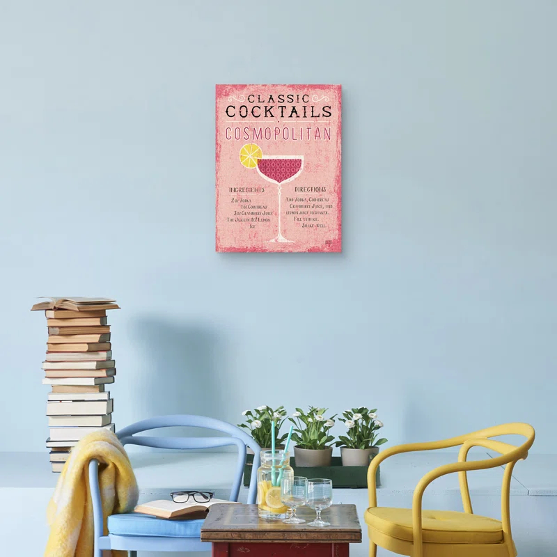 Trinx " Classic Cocktails Cosmopolitan Pink " by Michael Mullan