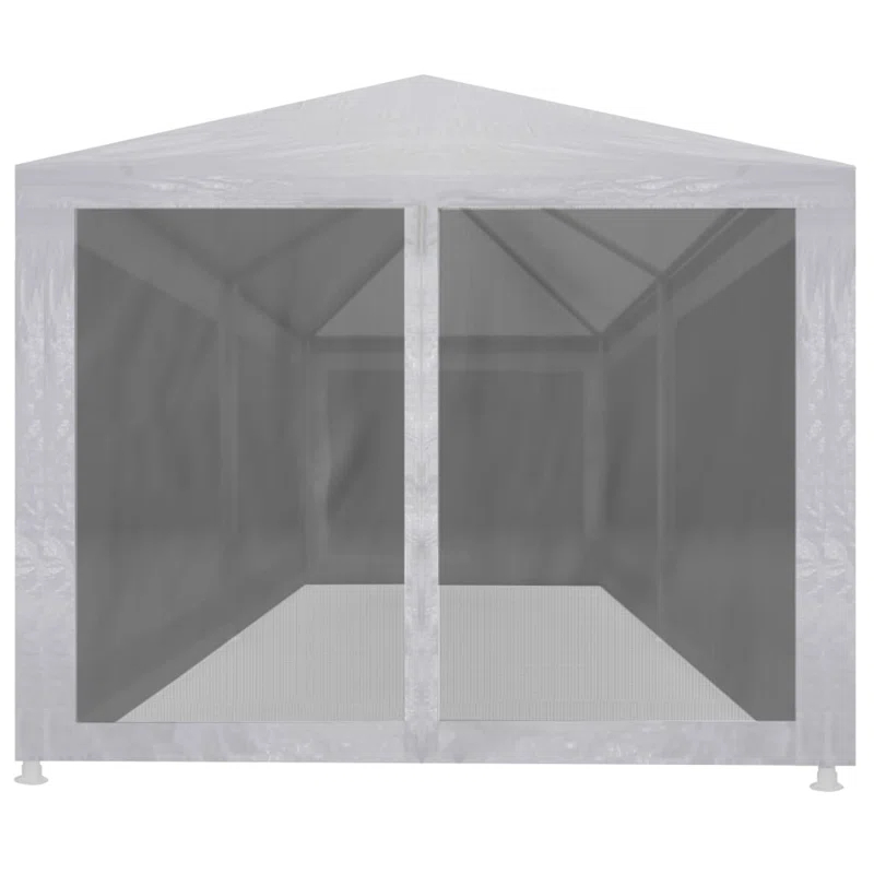 vidaXL 19.7 Ft. W x 9.8 Ft. D Steel Party Tent with 4 Mesh Sidewalls