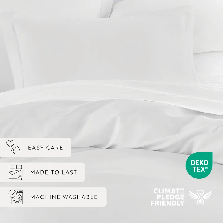 Becky Cameron Vintage Washed Long-Staple Sateen Cotton Duvet Cover Set