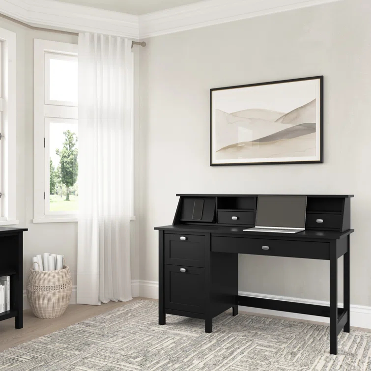 Lark Manor™ Aliyat 54W Computer Desk with Drawers and Desktop Organizer