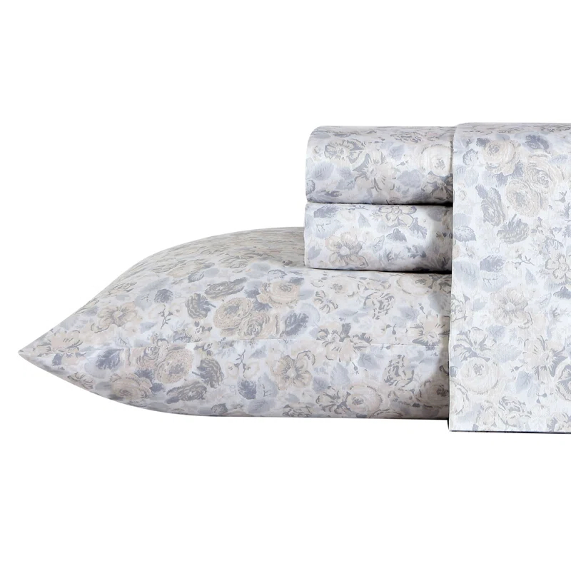 Laura Ashley Laura Ashley Sateen Cotton Printed Sheet Sets