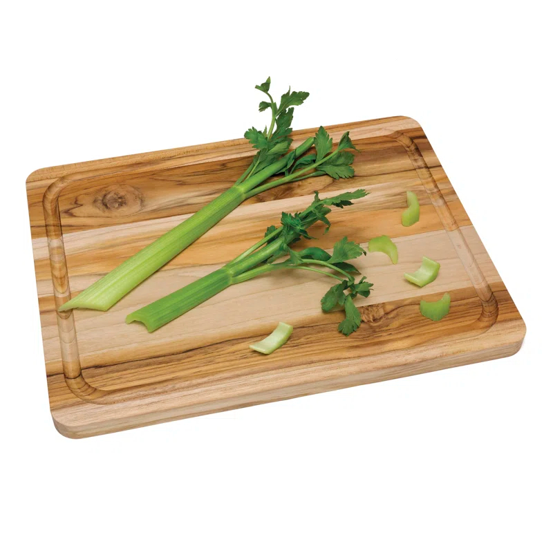 Lipper Teak Edge Grain Cutting Board, Large