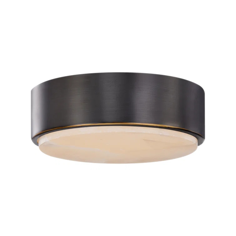 Alora Lighting Blanco Glass LED Flush Mount