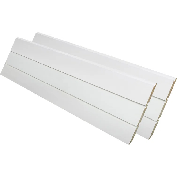 Kimberly Bay 7.25" x 84" Shiplap Wall Paneling in Primed White