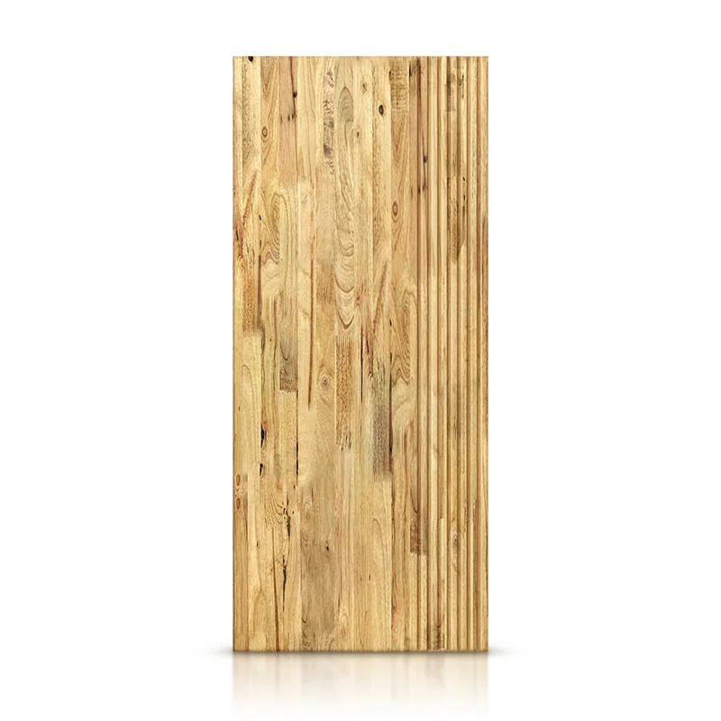 Calhome Paneled Pine Wood Standard Door