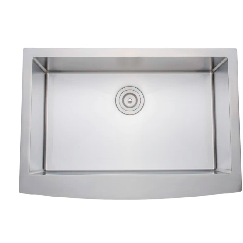 Wells Sinkware NCU3021-10-AAP New Chef’s 29.75'' L Farmhouse / Apron Single Bowl Stainless Steel Kitchen Sink