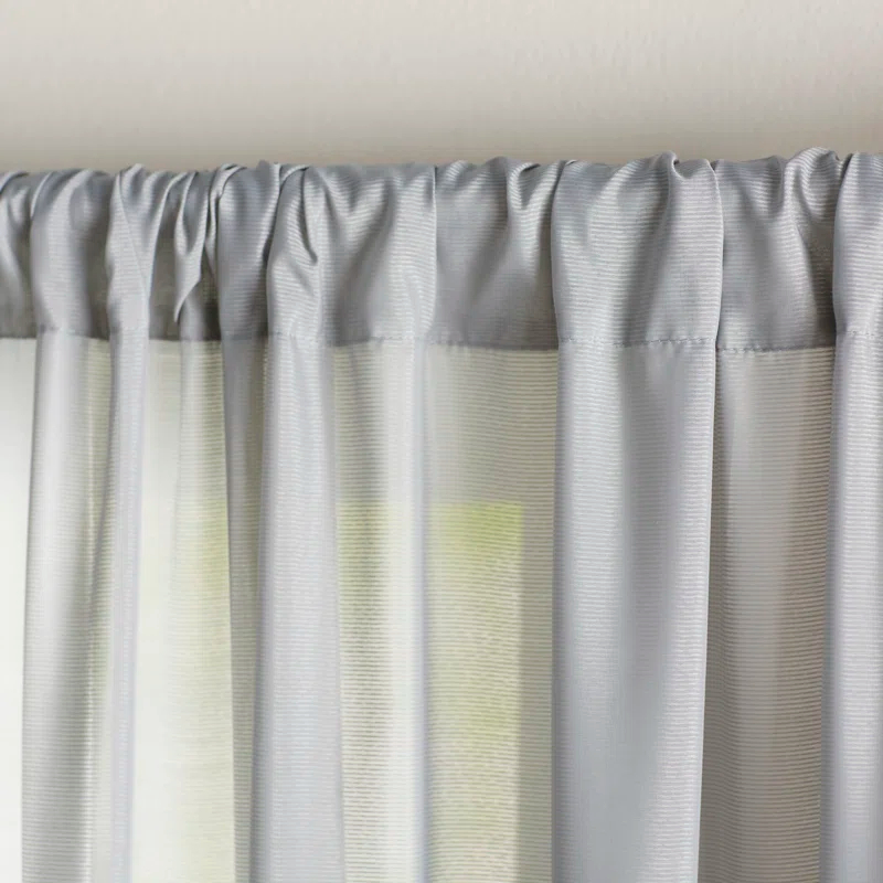 Eclipse Chelsea Polyester Sheer Curtain Single Panel
