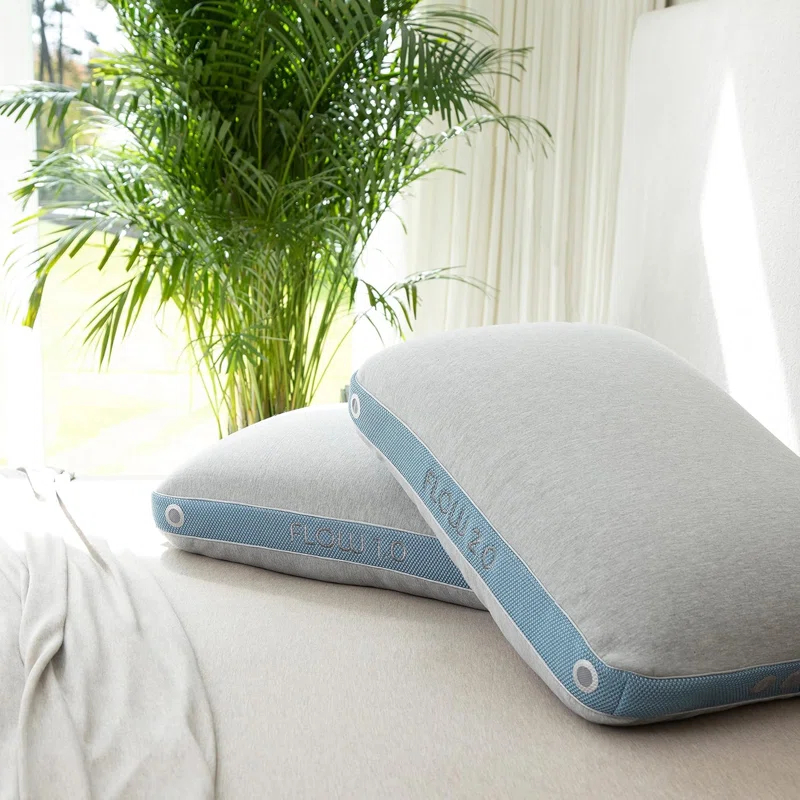 Bedgear Bedgear Flow Performance Pillow - Breathable Bed Pillow - Medium - Washable Cover