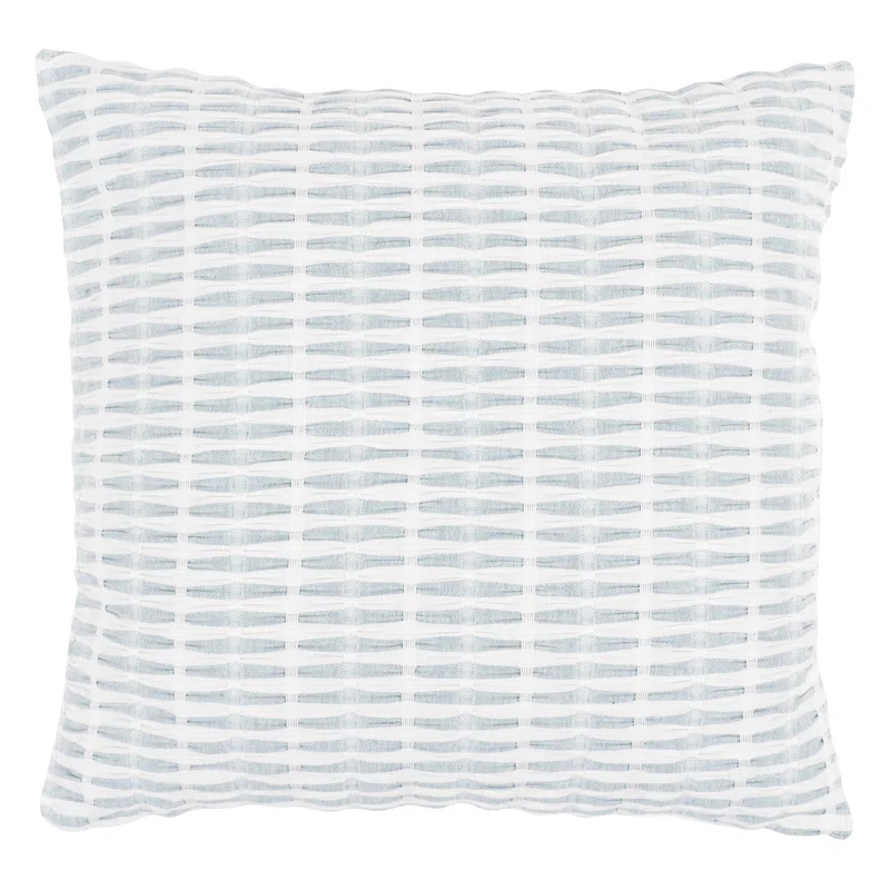 KAF Home Pleated Please Striped Cotton Pillow Cover (Set of 2)