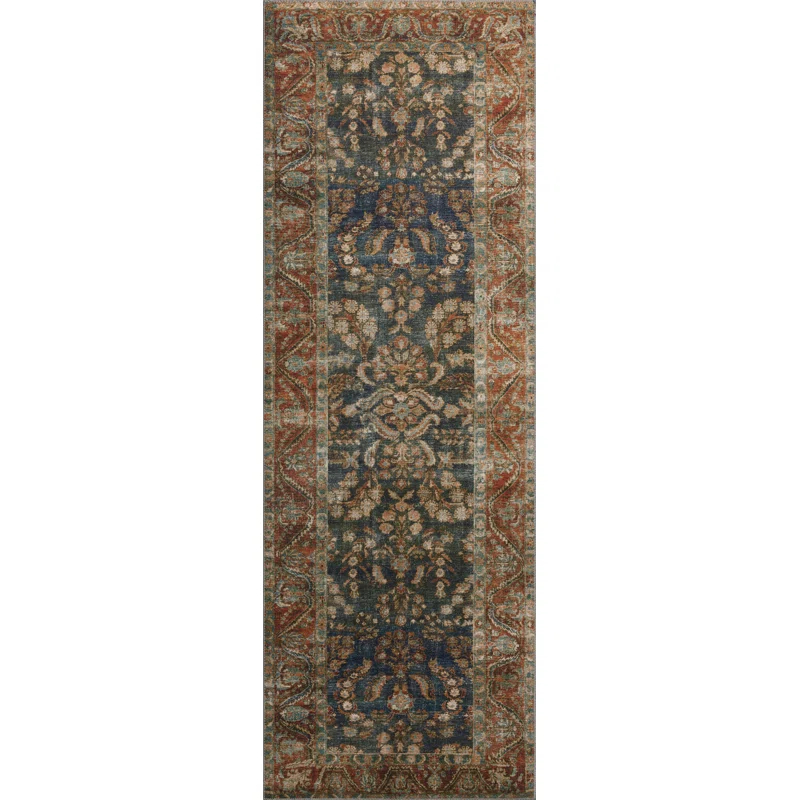Chris Loves Julia x Loloi Chris Loves Julia x Loloi Jules Ocean / Spice Area Rug