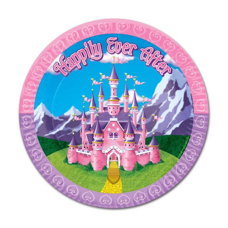 Beistle Princess Plates - 9" - Pack of 12