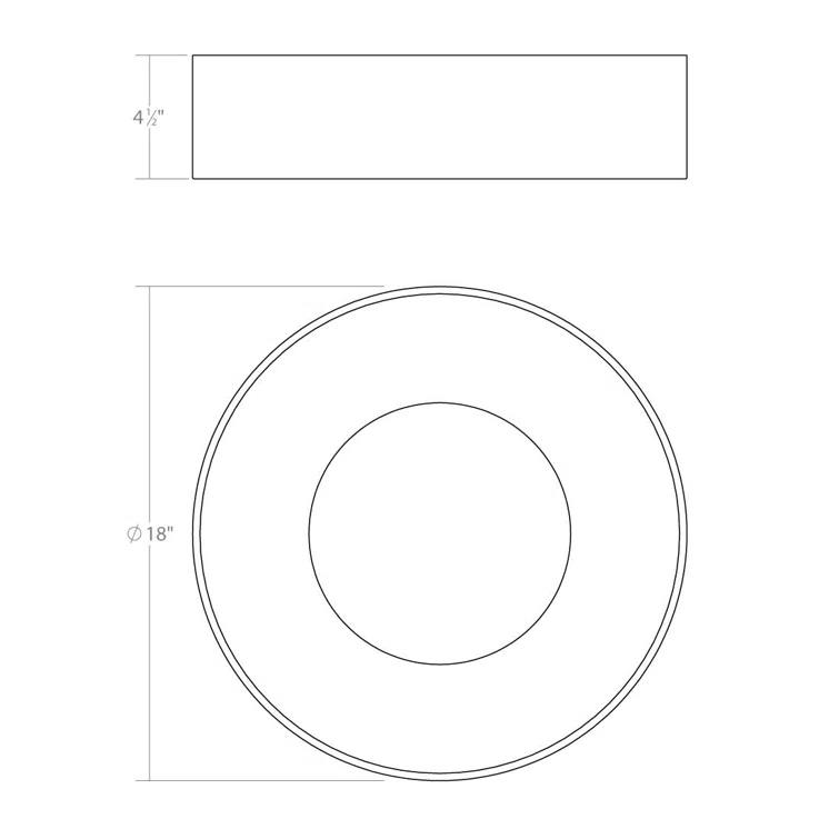 SONNEMAN Ilios Acrylic LED Flush Mount