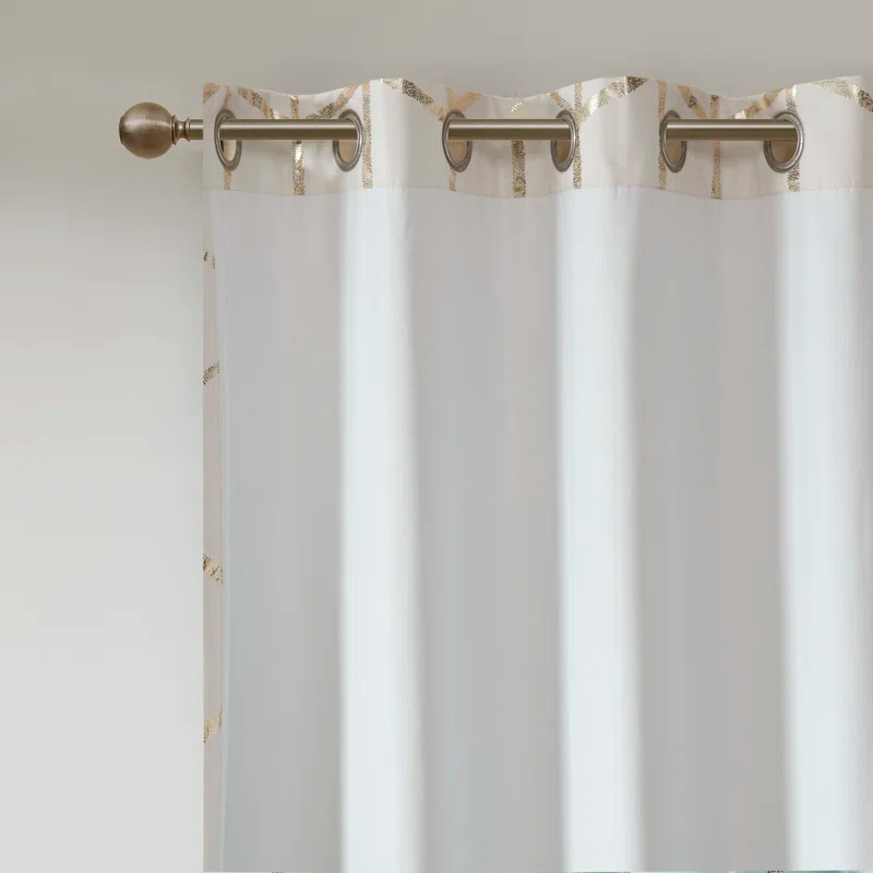 Raina Polyester Total Blackout Curtain Pair (Set of 2)