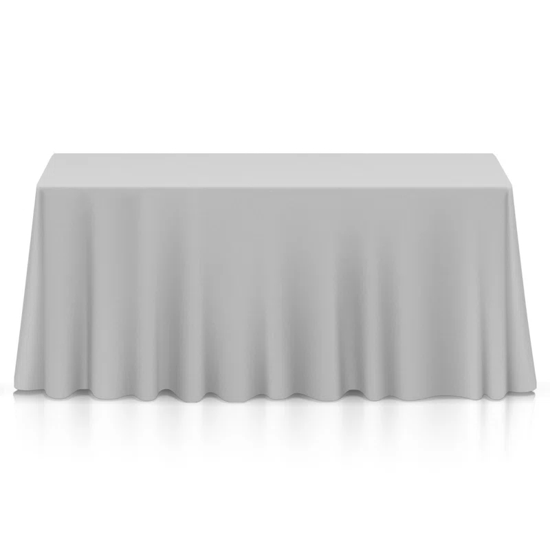Lann's Linens Solid Color Rectangular Tablecloth (Set of 10)