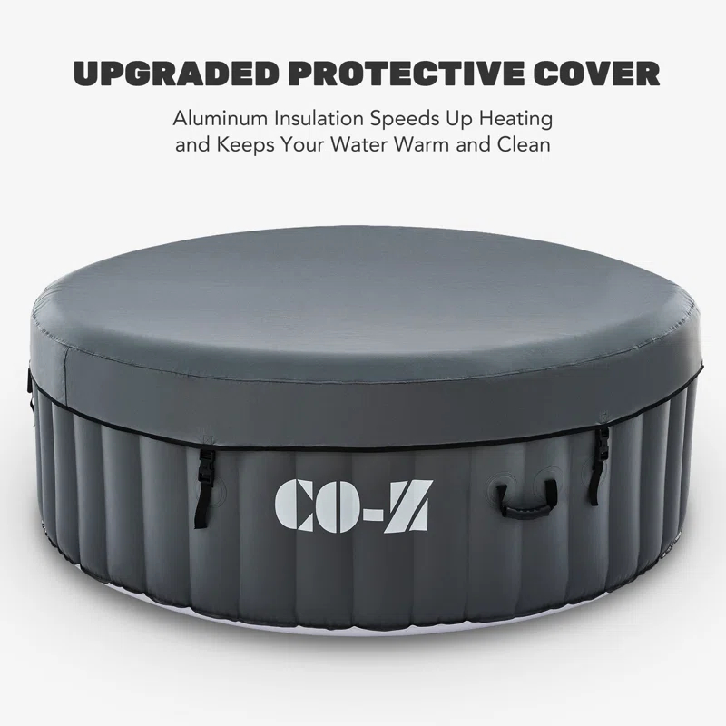 CO-Z 2-4 - Person 120 - Jet Vinyl Inflatable Hot Tub