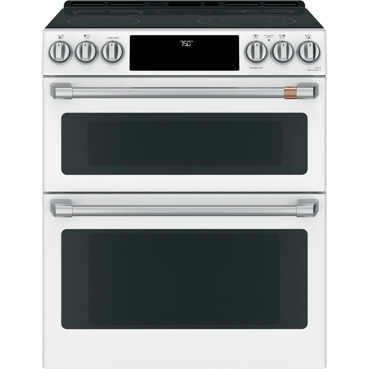 Café Café 30" 6.7 cu. ft. Smart Slide-in Electric Range with Convection and Radiant Cooktop CES750P4MW2