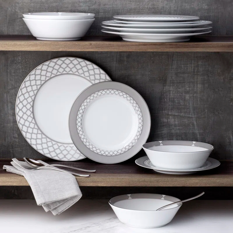Noritake Noritake Eternal Palace 12-Piece Dinnerware Set, Service for 4