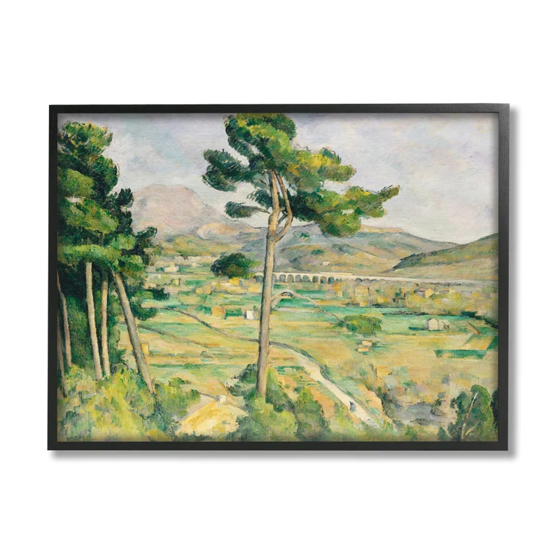 Stupell Industries " Rural Scenery Distant " by Lettered And Lined Painting Print