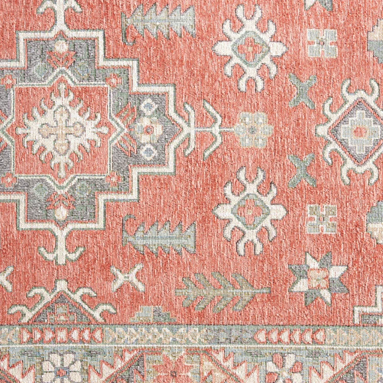Town & Country Living TOWN & COUNTRY LUXE Livie Forever Vintage Everwash Washable Multi-Use, Non-Slip Kitchen Runner