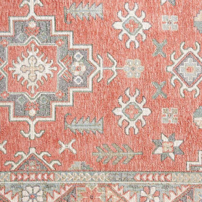 Town & Country Living TOWN & COUNTRY LUXE Livie Forever Vintage Everwash Washable Multi-Use, Non-Slip Kitchen Runner