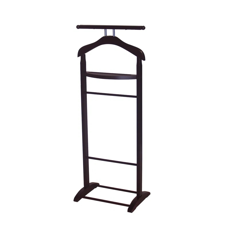 Knight Solid Wood Freestanding Valet Stand
