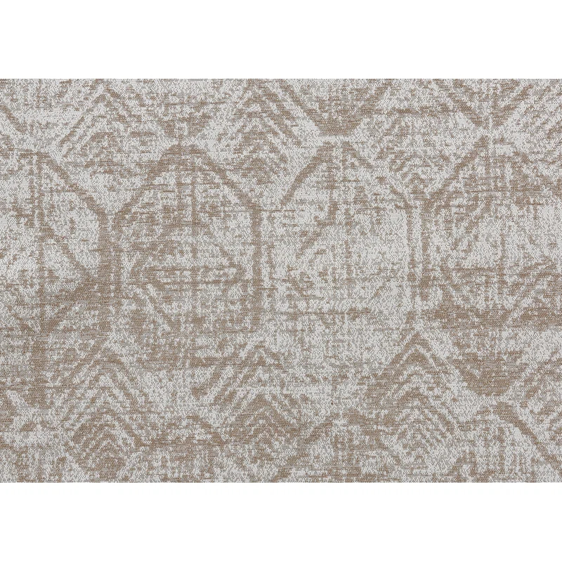 Sun Zero Distressed Global Blackout Lined Grommet Curtain Panel