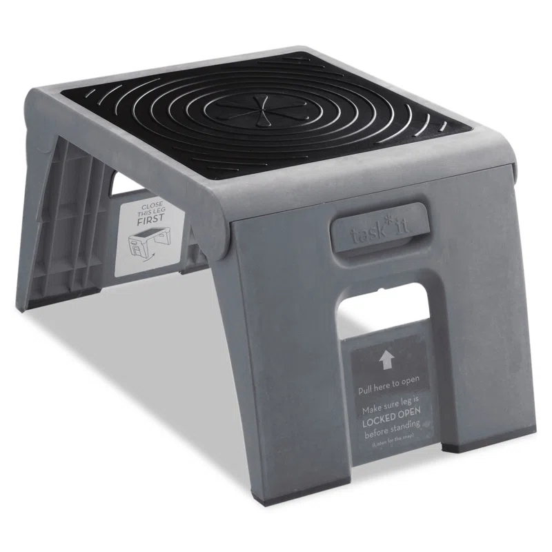 Cramer Industries, Inc. 1 - Step Plastic Lightweight Folding Step Stool