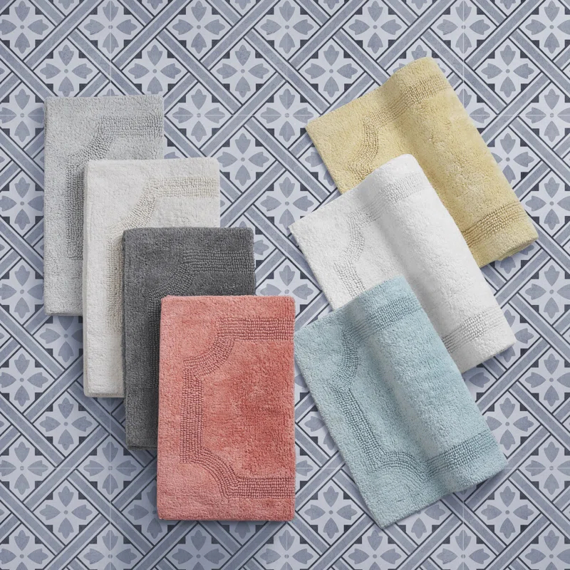 Laura Ashley Laura Ashley Reversible Cotton Bath Rug