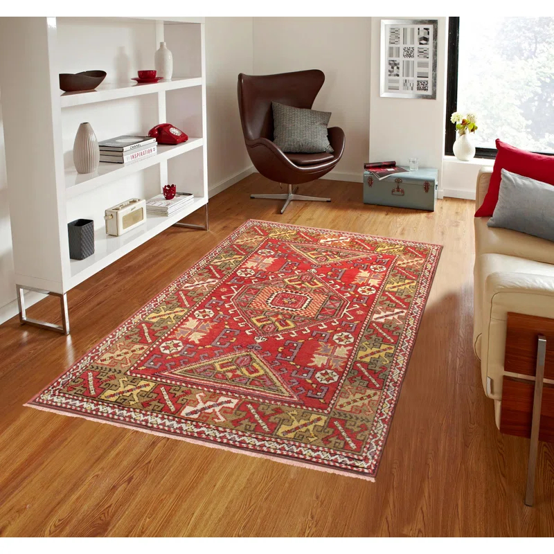 Pasargad One-of-a-Kind 4'1" X 6' 2010s Wool Area Rug in