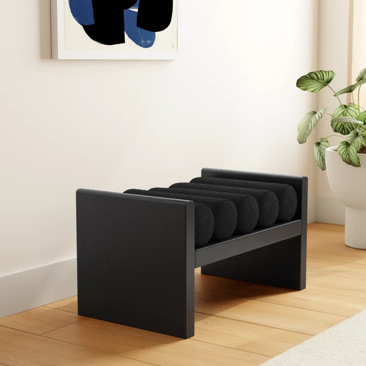 Reeves Boucle Wood Bench