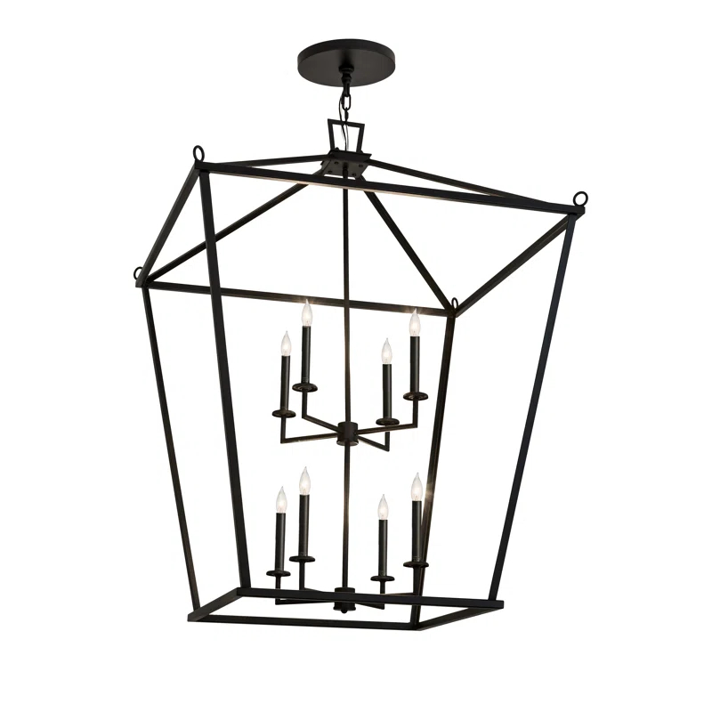 Meyda Lighting Kitzi 8 - Light Dimmable Lantern Geometric Chandelier