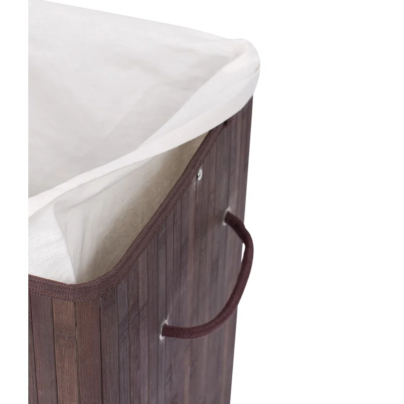 BirdRock Home Bamboo Laundry Hamper with Handles