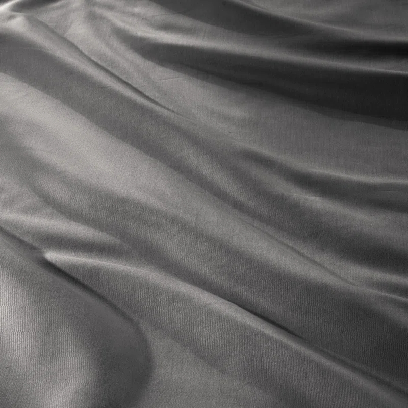 Bare Home Organic Sateen Machine Woven Fitted Sheet