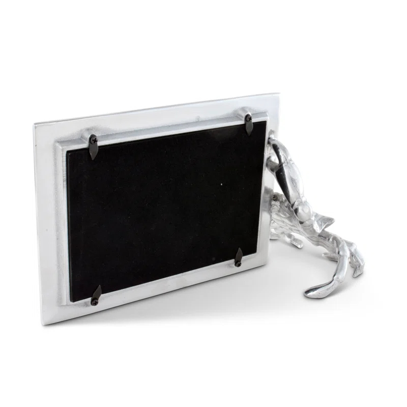 Arthur Court Designs Coastal Silver Metal Embossed Picture Frame