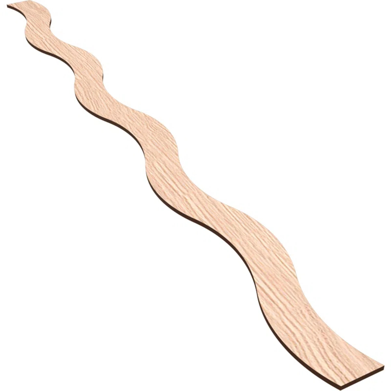 Ekena Millwork Brazos Adjustable Wood Decorative Slat Wall Panel Kit