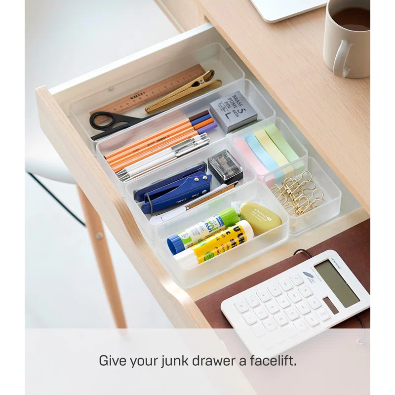 Yamazaki Home Yamazaki Home Stackable Organizers [Set Of 2] - Four Sizes, Small