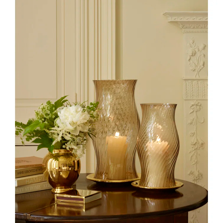 AERIN Milla Concrete / Cement Tabletop Hurricane