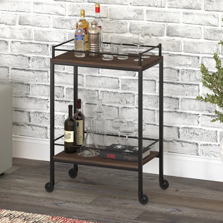 Wade Logan® Barnes Metal Bar Cart