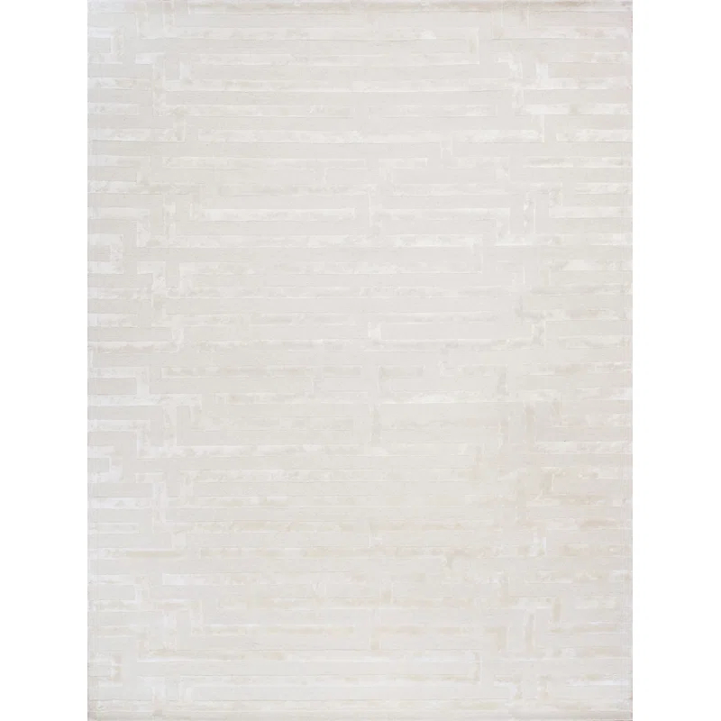 Pasargad Hand Tufted Viscose Geometric Rug