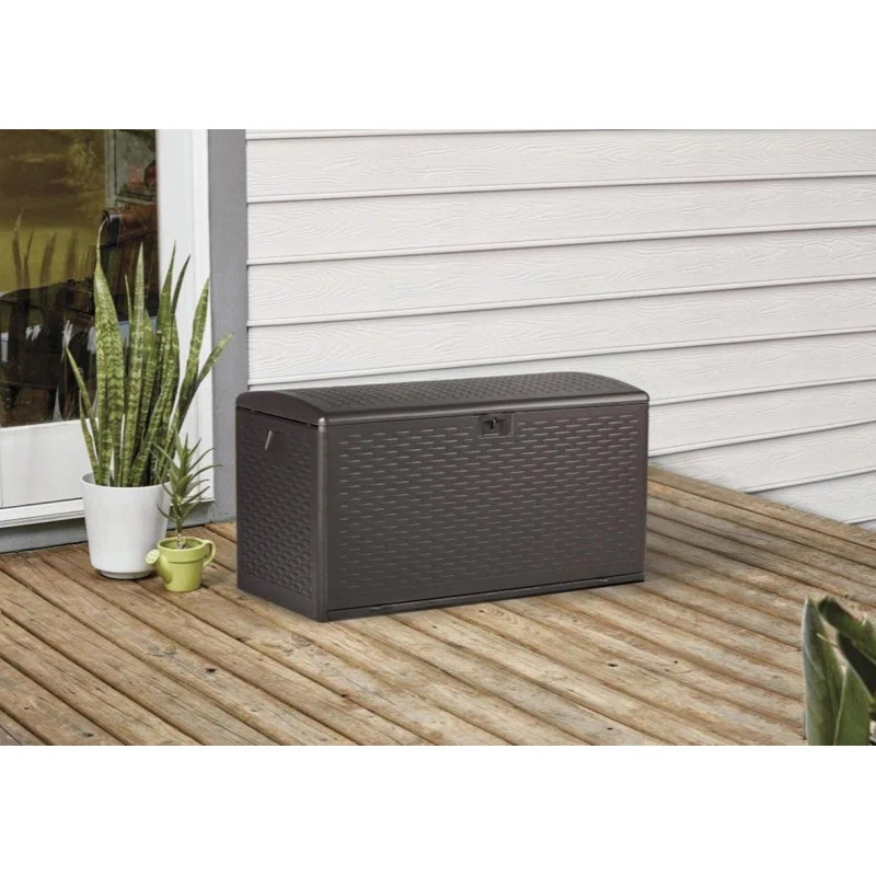 Plastic Development Group Plastic Development Group 48'' W 99 Gallons Water Resistant Resin Deck Box in Gray
