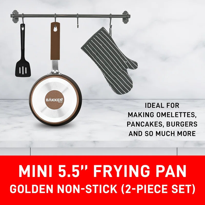 Lifemaster Steel Non-Stick Skillet with Lid