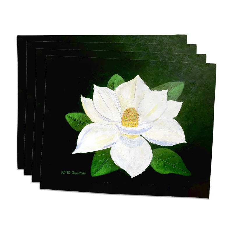 Lark Manor™ Dick's Magnolia Place Mat Set of 4