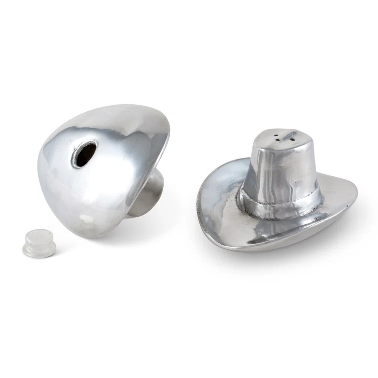 Arthur Court Designs Arthur Court Designs Western Cowboy Hat 2 Piece Salt and Pepper Set