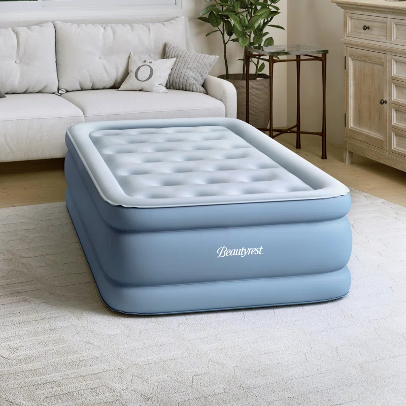 Simmons Beautyrest 15 Inch Posture Lux Size Express Bed Air Mattress & Pump, Twin