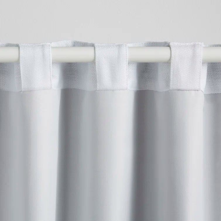 Linen Herringbone Blackout Polyester Curtain