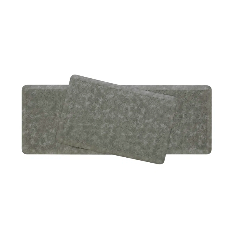 Chef Gear Embossed Soothing Comfort Anti-Fatigue Mat Set