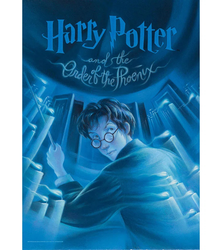 MightyPrint Harry Potter 'Book Cover - Order of the Phoenix' MightyPrint Wall Decor