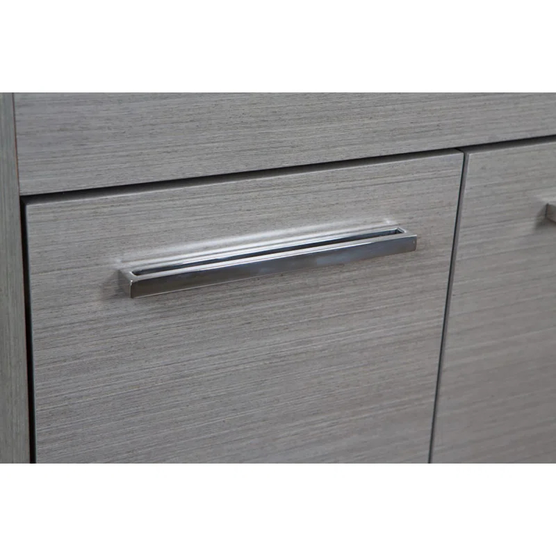 Bellaterra Home 55.3'' Single Bathroom Vanity with Marble Top