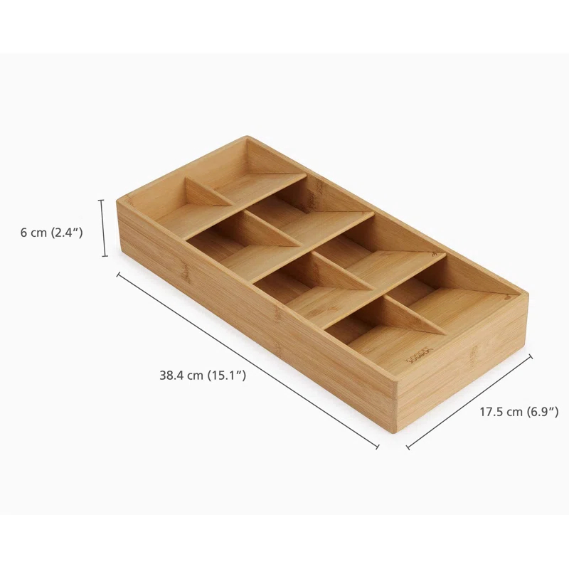 Joseph Joseph Joseph Joseph DrawerStore Large Bamboo Silverware Organizer